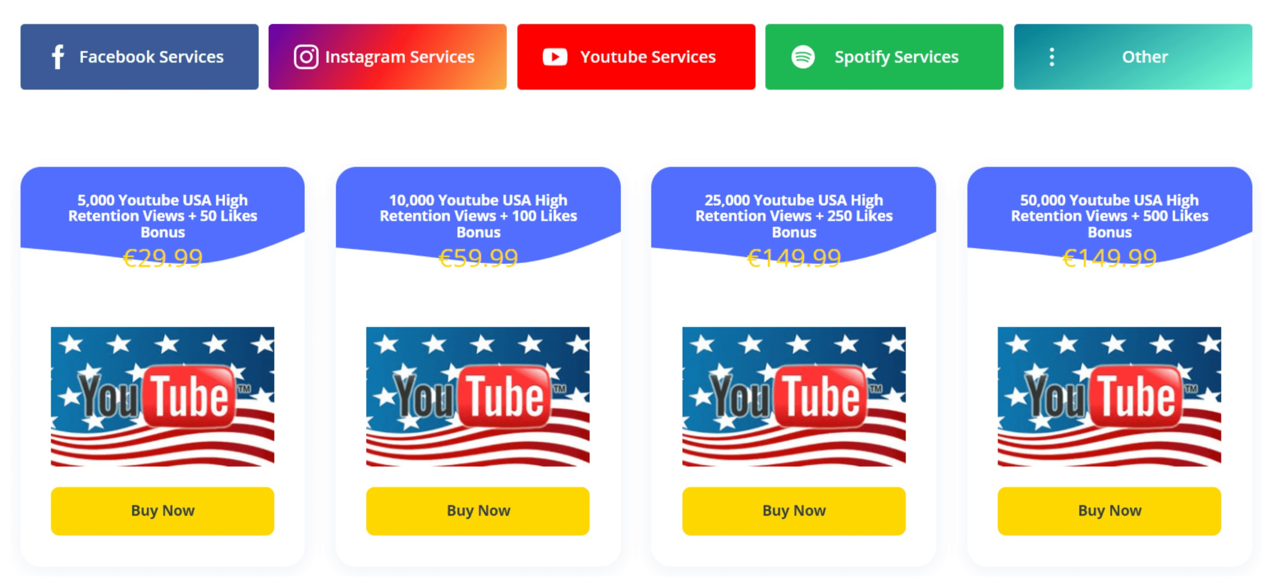 Youtube usa views | Buy YouTube views with high retention and safety. You will also get likes and subscribers as a reward for your purchases. Youtube views from real Youtubers in the US